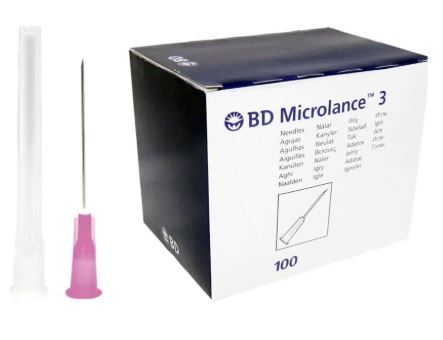 BD Microlance 3 Pink 18g x 50mm x 100