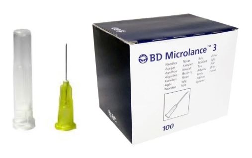 BD Microlance 3 Yellow 30g x 13mm x 100
